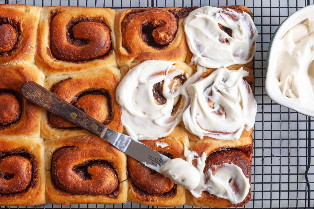 Overnight Milk Bread Cinnamon Rolls